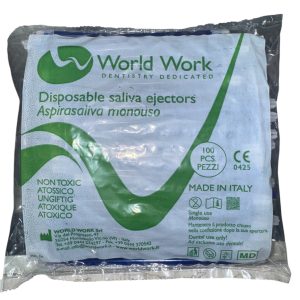 World Work Transparent Suction Tips 100pcs - Image 1