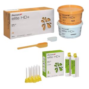 Zhermack Elite HD+ Putty Addition Fast Set With Light 2 cartridge - Image 1
