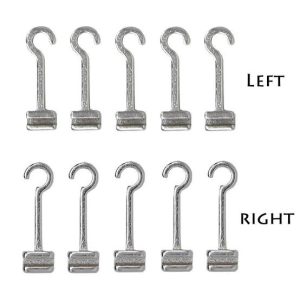 Curved Crimpable Hook Long Right & Left - Image 1