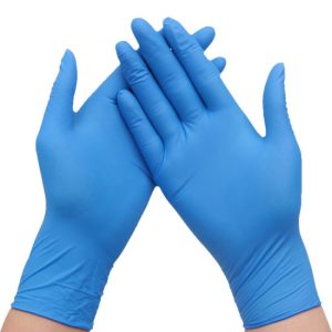 Gloves Nitrile Blue - Image 1