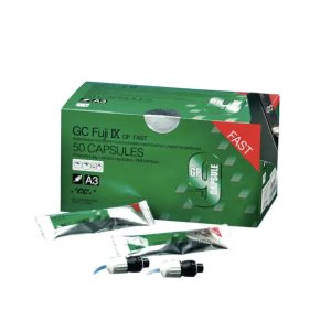 Fuji IX Fast Glass lonomer Restorative Cement Light Cure Capsules A3 - Image 1