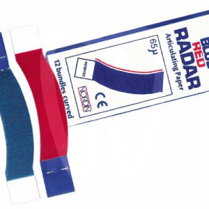 Nordin Radar Blue/Red Articulating Paper 1pcx12sheet - Image 1