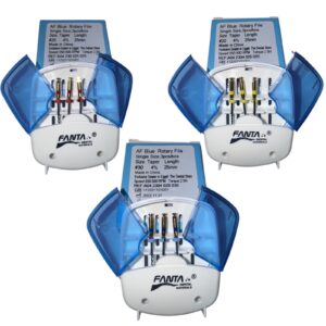 fanta Blue Rotary Files Refills Taper 4 - Image 1